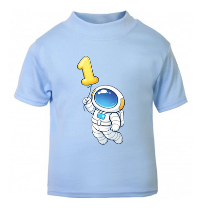 Space Birthday T-Shirt | Kids Age Birthday T-Shirt