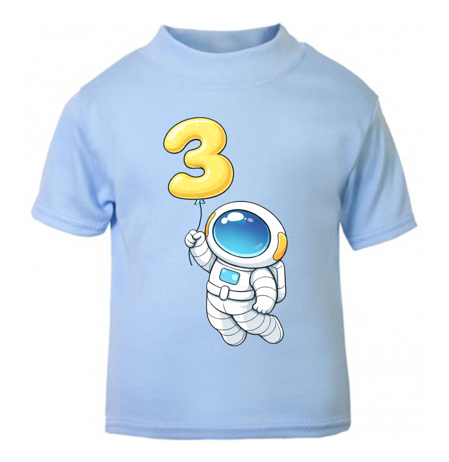 Space Birthday T-Shirt | Kids Age Birthday T-Shirt