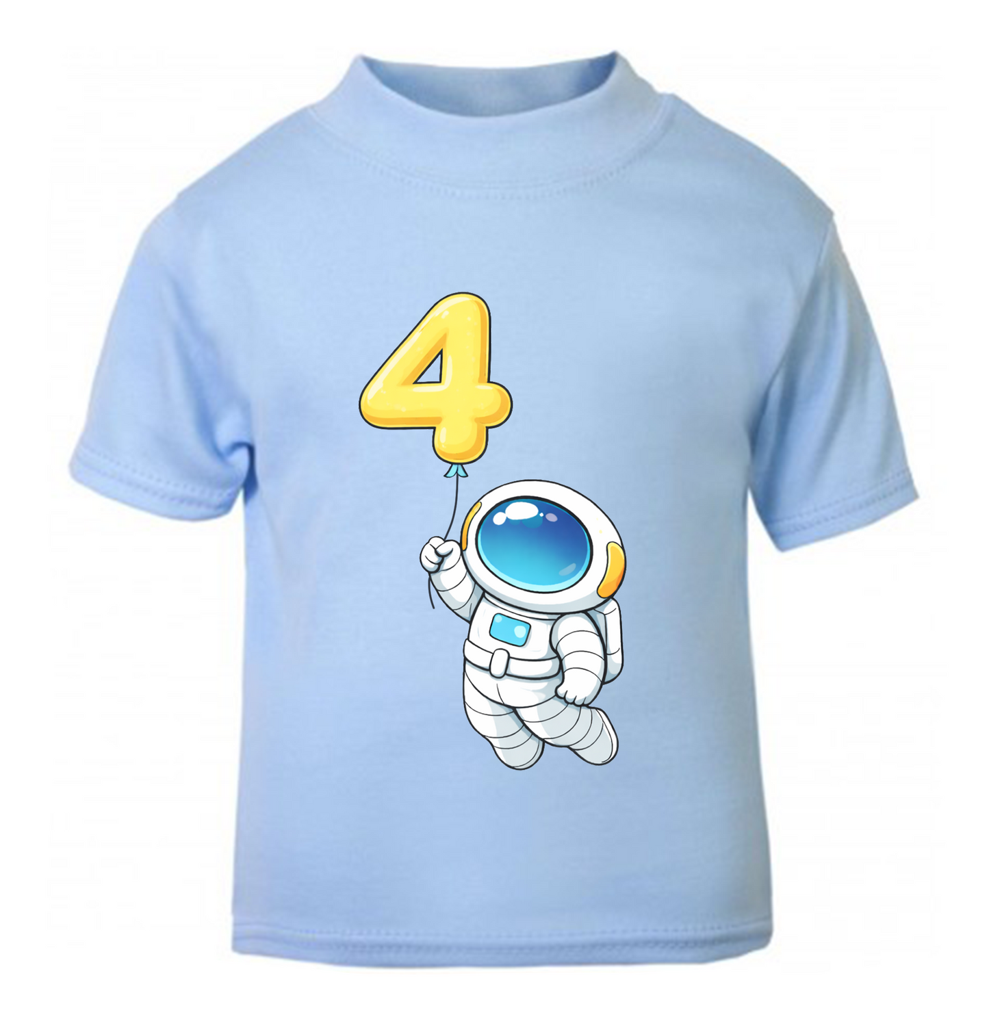 Space Birthday T-Shirt | Kids Age Birthday T-Shirt