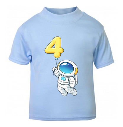 Space Birthday T-Shirt | Kids Age Birthday T-Shirt