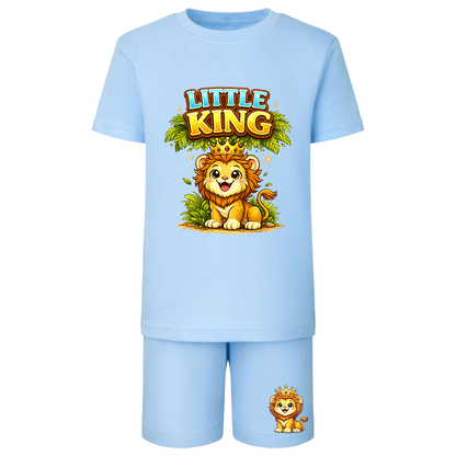 Personalised Safari Kids Shorts & T-Shirt Matching Set