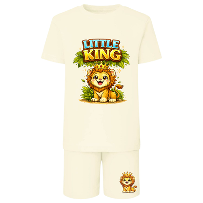 Personalised Safari Kids Shorts & T-Shirt Matching Set