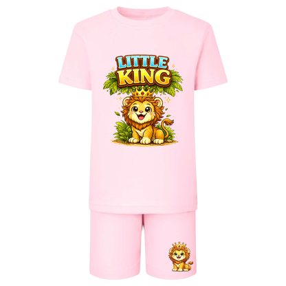 Personalised Safari Kids Shorts & T-Shirt Matching Set