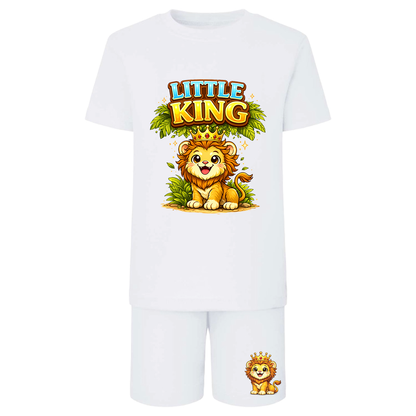 Personalised Safari Kids Shorts & T-Shirt Matching Set