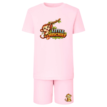 Personalised Safari Kids Shorts & T-Shirt Matching Set