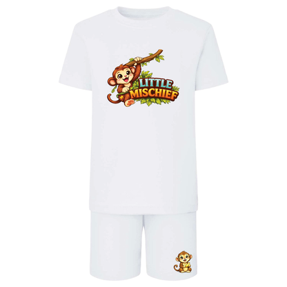 Personalised Safari Kids Shorts & T-Shirt Matching Set