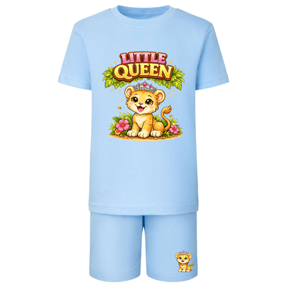 Personalised Safari Kids Shorts & T-Shirt Matching Set
