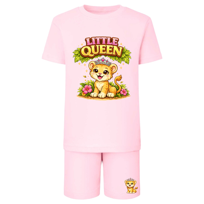 Personalised Safari Kids Shorts & T-Shirt Matching Set