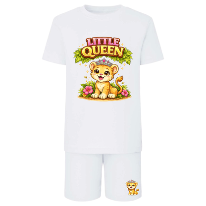 Personalised Safari Kids Shorts & T-Shirt Matching Set