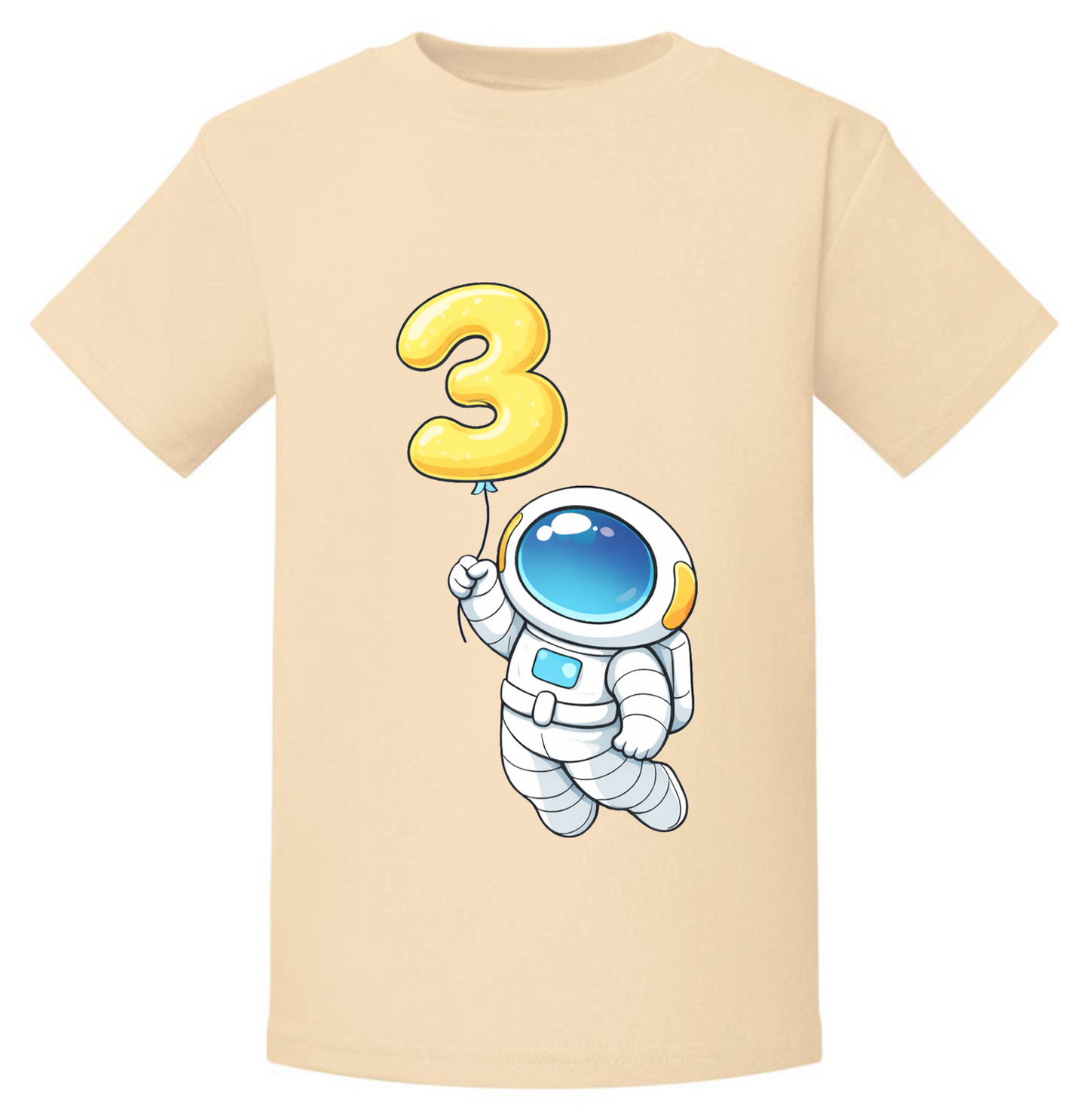 Space Birthday T-Shirt | Kids Age Birthday T-Shirt