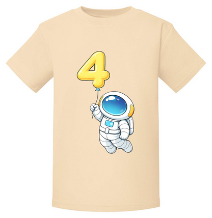 Space Birthday T-Shirt | Kids Age Birthday T-Shirt
