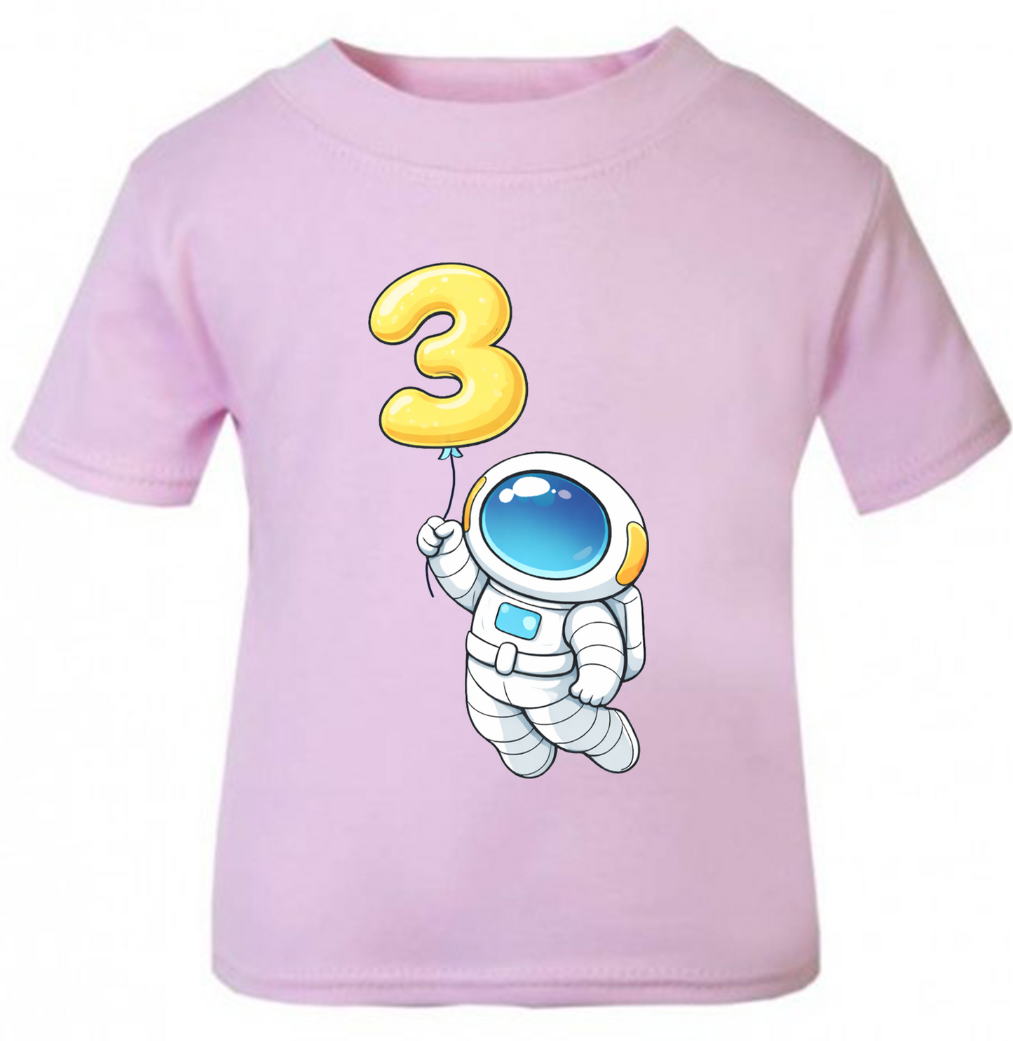 Space Birthday T-Shirt | Kids Age Birthday T-Shirt