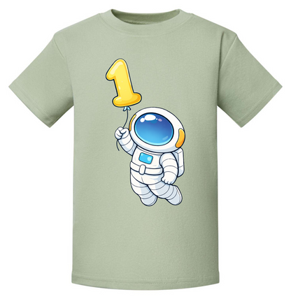 Space Birthday T-Shirt | Kids Age Birthday T-Shirt