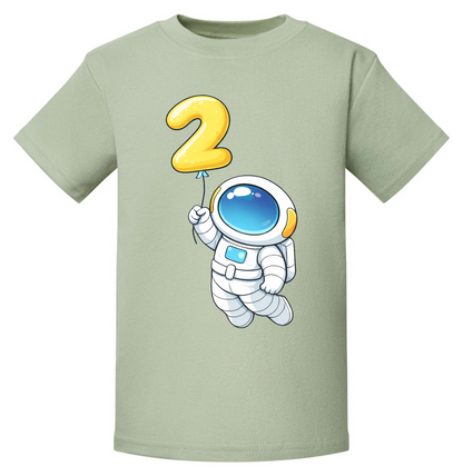Space Birthday T-Shirt | Kids Age Birthday T-Shirt