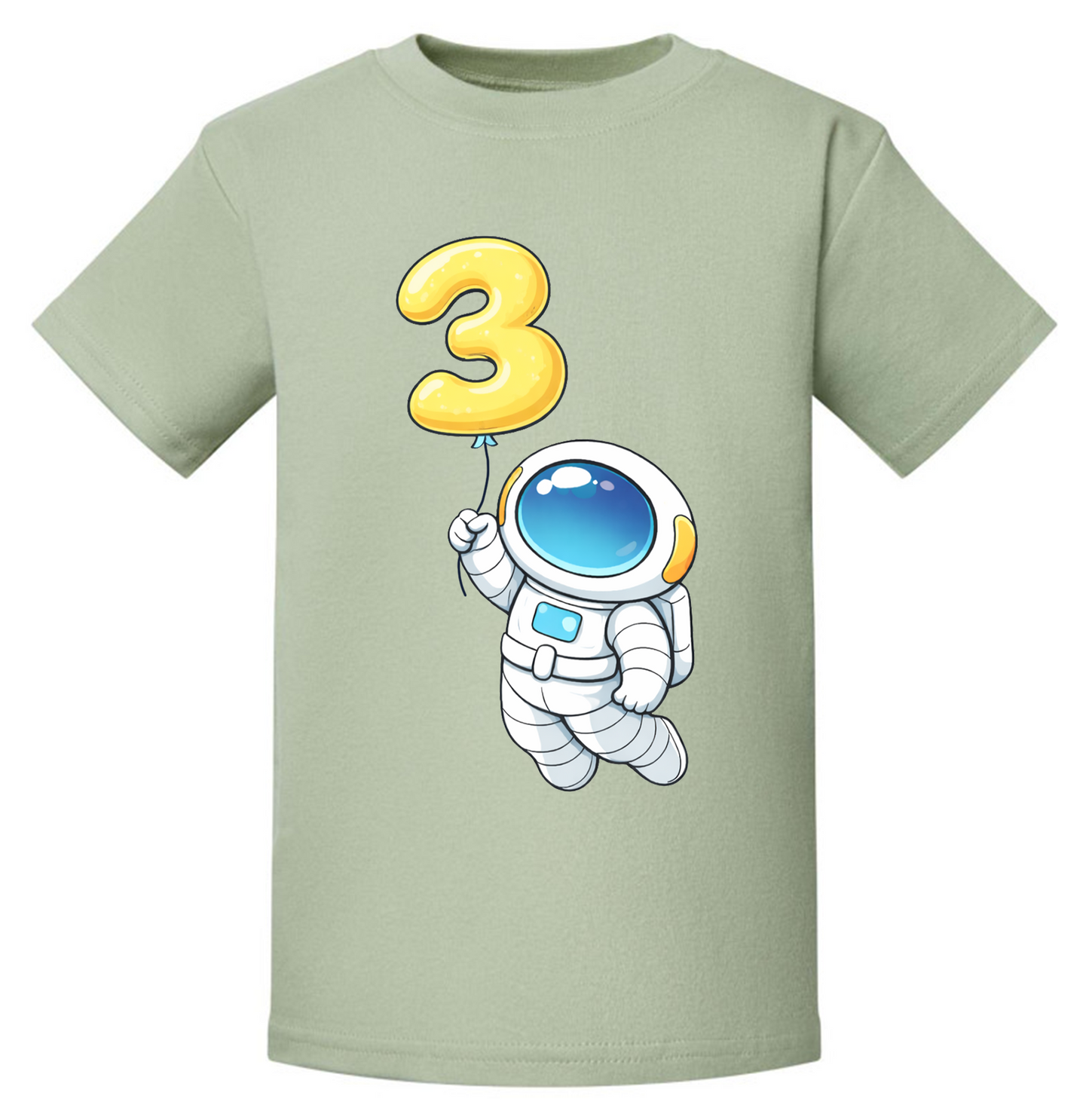 Space Birthday T-Shirt | Kids Age Birthday T-Shirt