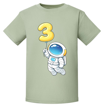 Space Birthday T-Shirt | Kids Age Birthday T-Shirt