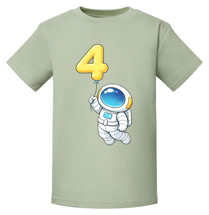 Space Birthday T-Shirt | Kids Age Birthday T-Shirt